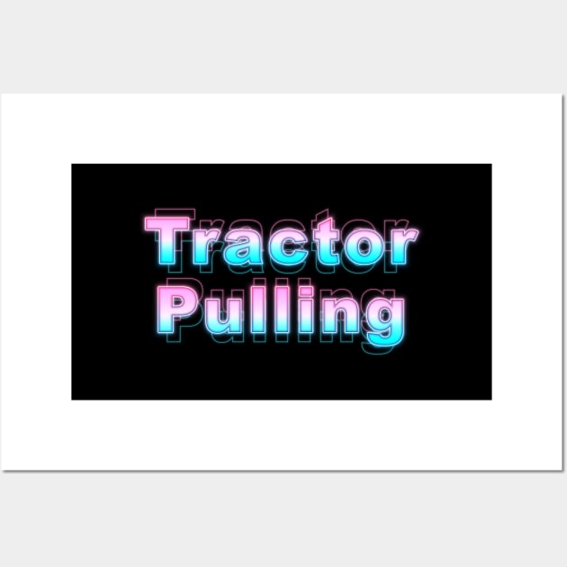 Tractor Pulling Wall Art by Sanzida Design